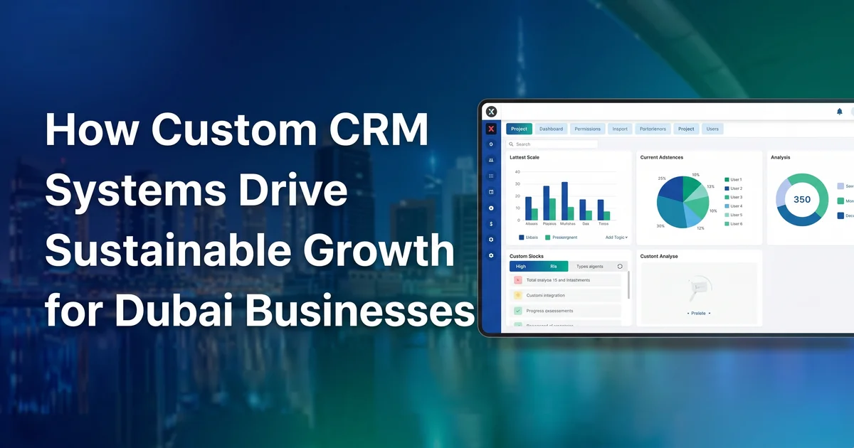 How Do Custom CRM Systems Drive Growth for Enterprises in the UAE